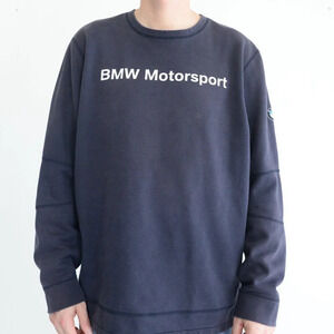 Bmw Motorsport  By Puma Navy Crew Neck Sweater Size XL